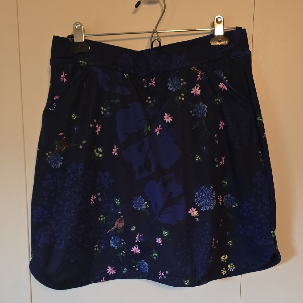 Floral Navy Skirt